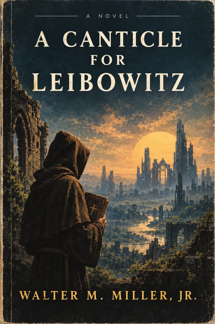 A cover image for the book 'A Canticle for Leibowitz'